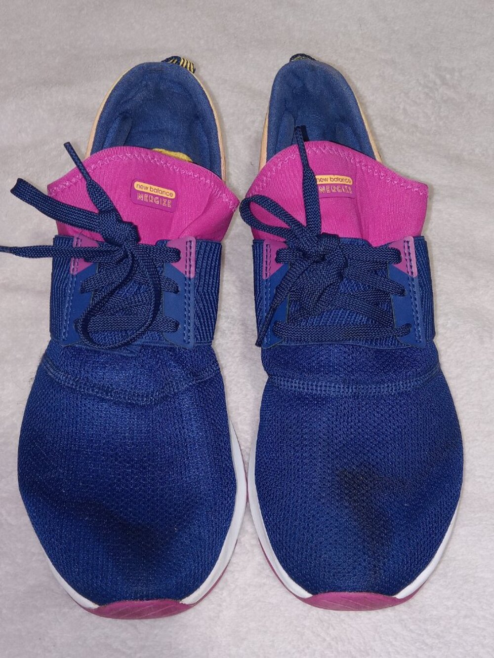 New Balance Nergize Sport DynaSoft Shoes Womens 10.5 Blue Pink WNRGOA3 - Picture 2 of 10